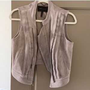 Bcbg macmara suede vest